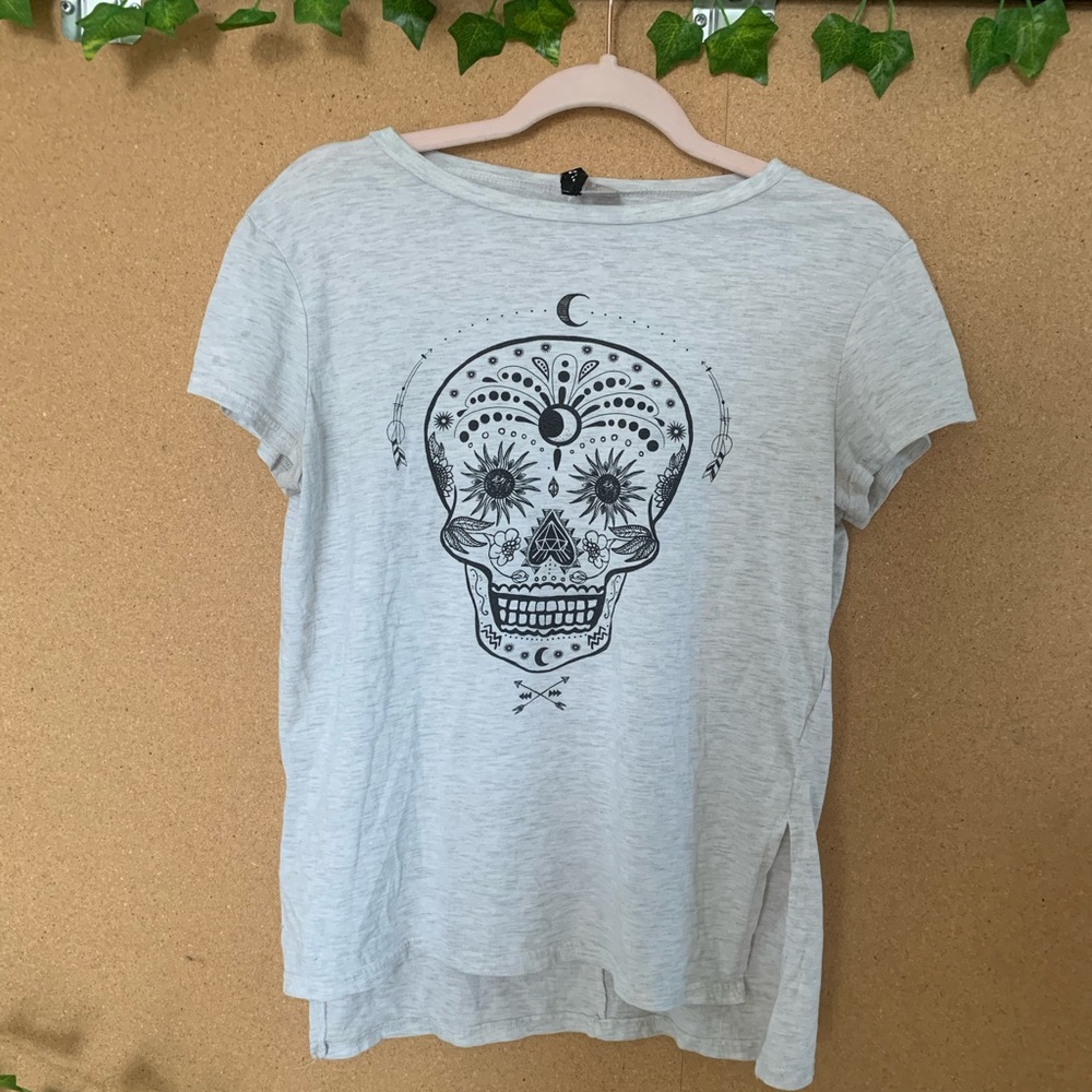 LOWBALLS ACCEPTED sugar skull tee